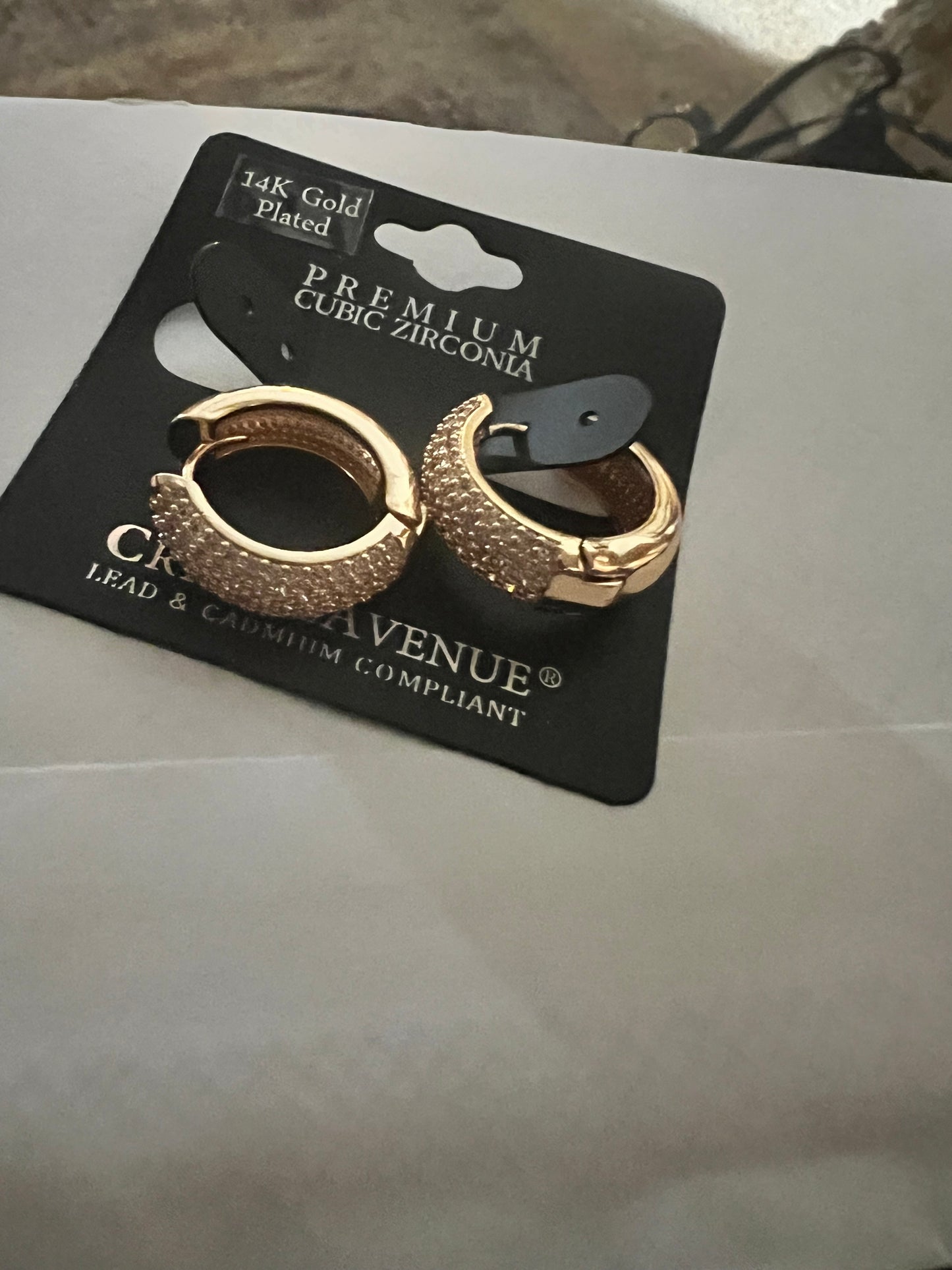 14kt Gold Plated Small Hoop