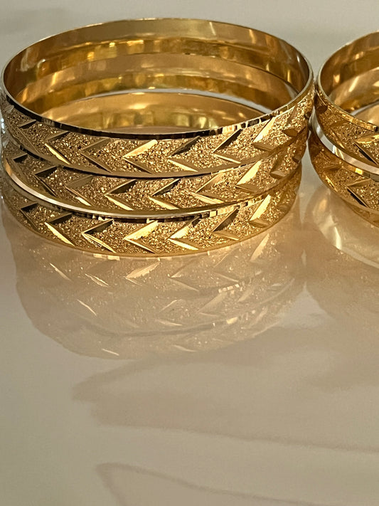 Starlight Gold Filled Bangle