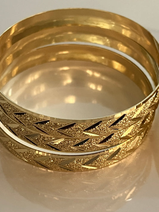 Starlight Gold Filled Bangle